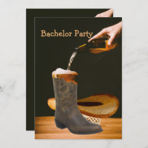 Westerse Party Bachelor Cowboy Hoed Bier