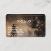 Westerse professionele veehouder visitekaartje (Voorkant)