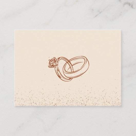 Westerse QR-code bruidsmeisjesfeest cadeaulijst Informatiekaartje (Achterkant)