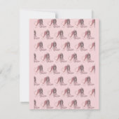 Westerse Raad-de-prijs Baby Shower Spelkaart Kaart (Achterkant)