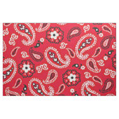 Westerse Rode Paisley Stof (Fat Quarter)