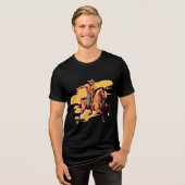 Westerse Rodeo Illustratie T-shirt (Voorkant volledig)