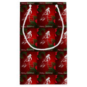 Westerse Rodeo Kerst Koemeisje Cadeautas (Achterkant)