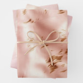 Westerse Roze Nep Koeienhuid Verjaardag Inpakpapier Vel (In situ)