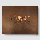 Westerse Rustieke Bloemstukken Persoonlijk Gastenboek (Achterkant)