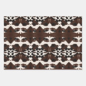 Westerse Rustieke Boho Wilde Bloem Turquoise Stene Inpakpapier Vel (Voorkant 2)