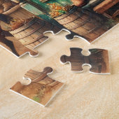 Westerse Rustieke Cowboy Laarzenwinkel Woestijnwin Legpuzzel (Zijkant)