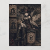 Westerse Salonfee Briefkaart (Voorkant)