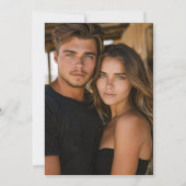 Westerse Save the Date  (Achterkant)