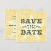 Westerse Save the Date (tweezijdig) (Voorkant / Achterkant)