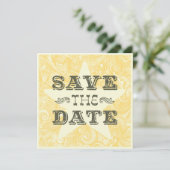 Westerse Save the Date (tweezijdig) (Staand voorkant)