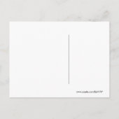 Westerse Showy Paarse Vlambloem Wilde Bloem Aangep Briefkaart (Achterkant)