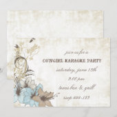 Westerse stijl feest uitnodiging (Voorkant / Achterkant)