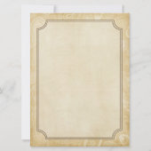 Westerse stijl uitnodiging (Achterkant)