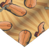 Westerse tafelkleed cowboylaarzen (Gekanteld)