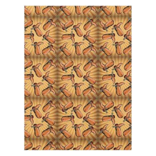 Westerse tafelkleed cowboylaarzen (Voorkant)