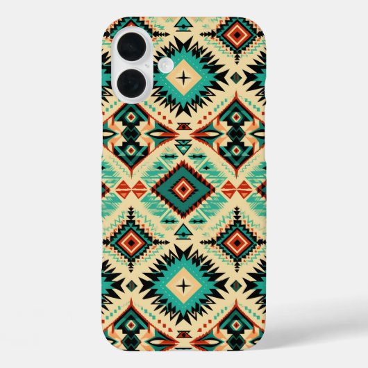 Westerse tegelpatrooneliefhebbers Case-Mate iPhone case (Achterkant)