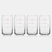 Westerse Trouwfeest Favor Drinkset Blikvorm Glas (Achterkant)
