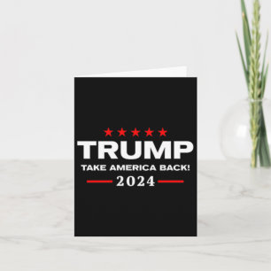 Westerse Trump Cowboy Je Heb Trump 2024 Usa Vlag G Kaart