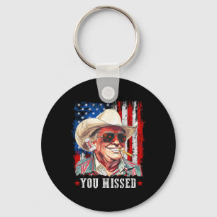 Westerse Trump Cowboy Je hebt Trump 2025 Amerika g Sleutelhanger