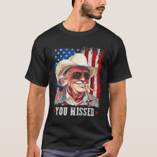 Westerse Trump Cowboy Je hebt Trump 2025 Amerika g T-shirt