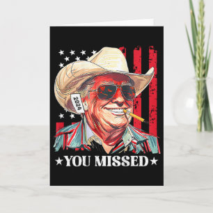 Westerse Trump Cowboy Je hebt Trump 2025 VS-vlag g Kaart
