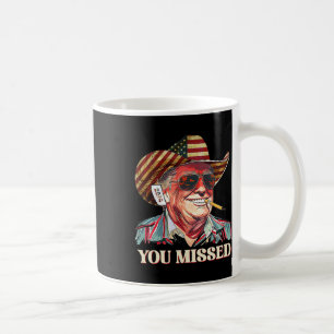 Westerse Trump Cowboy Je Miste Amerikaanse Vlag Ko Koffiemok