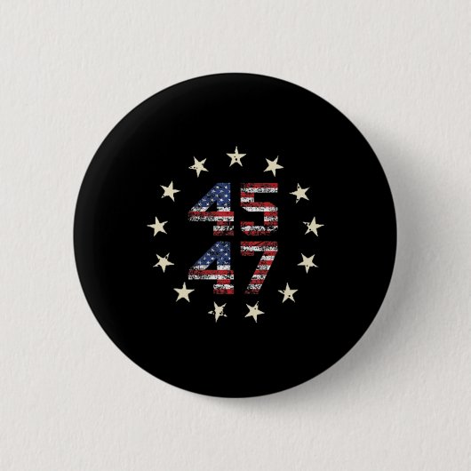 Westerse Trump Cowboy Je Miste Ronde Button 5,7 Cm (Voorkant)