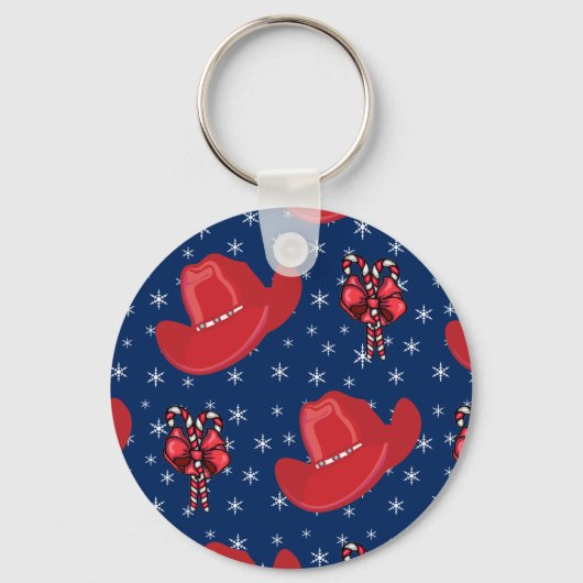 Westerse Vakantie Cowboyhoeden En Suikerstenen Sleutelhanger (Voorkant)