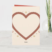Westerse Valentijnkaart Feestdagen Kaart (Achterkant)
