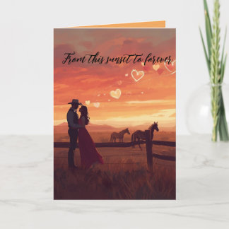 Westerse Valentijnkaart Feestdagen Kaart