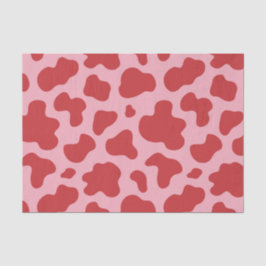 Westerse Valentijnsdag koeienprint cowgirl roze ro Tissuepapier