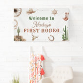 Westerse Vintage Cowboy Rodeo Spandoek (Insitu)