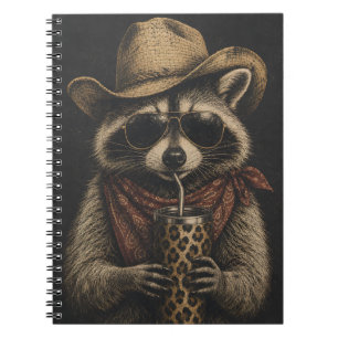 Westerse vintage wasgoedief liefhebber cadeau notitieboek