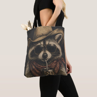 Westerse vintage wasgoedief liefhebber cadeau tote bag