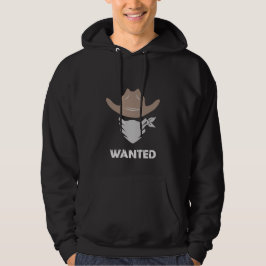 Westerse vogelvrije cowboy gezocht hoodie