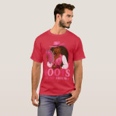 Westerse vrouwen vintage retro t-shirt (Voorkant volledig)
