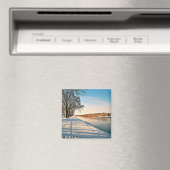 Westfalen Duitsland Winterlandschap Magneet (Insitu (Vaatwasser))