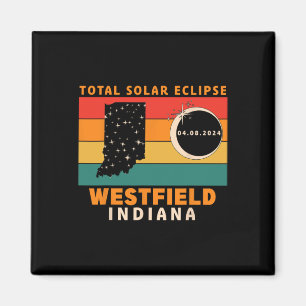 Westfield Indiana Totale Zonsverduistering 2024 Magneet