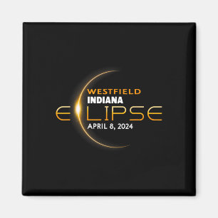 Westfield Indiana Totale Zonsverduistering 2024 Magneet