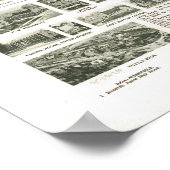 Westfield New Jersey 1929 Antiek Panorama Poster (Hoek)