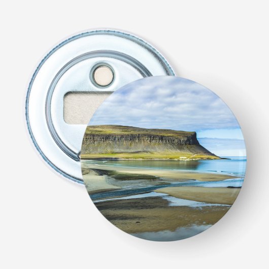 Westfjords, IJsland Button Flesopener (Voorkant)