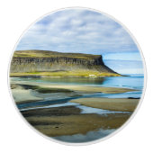 Westfjords, IJsland Keramische Knop (Voorkant)