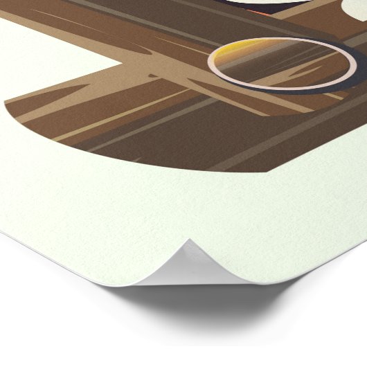 Westfjords IJsland reisposter Poster (Hoek)