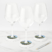 Westfjords, IJsland Wijnglaslabel (Set)