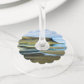 Westfjords, IJsland Wijnglaslabel (Dichtbij)