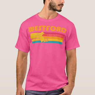 Westford Massachusetts Vintage Verdrietig Souvenir T-shirt