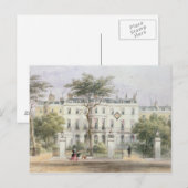 Westfront van het Huis van Sir Robert Peel Briefkaart (Voorkant / Achterkant)