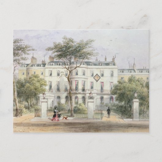 Westfront van het Huis van Sir Robert Peel Briefkaart (Voorkant)