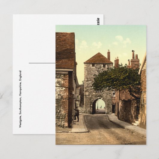 Westgate, Southampton, Hampshire, Engeland Briefkaart (Voorkant / Achterkant)